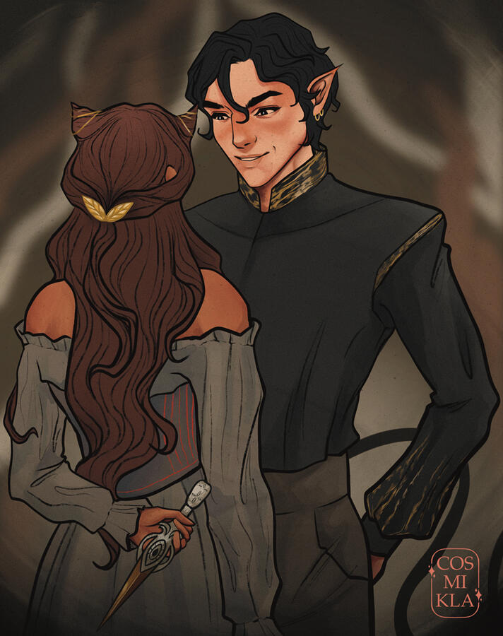 Fanart of Hollly Black &quot;The Cruel Prince&quot; characters